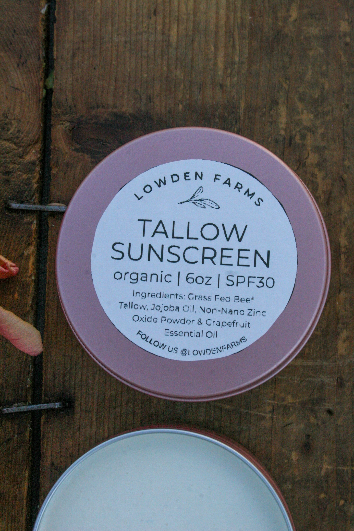 Organic Tallow Sunscreen