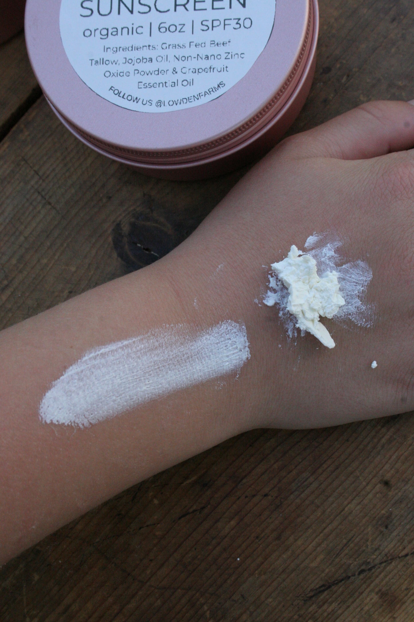 Organic Tallow Sunscreen
