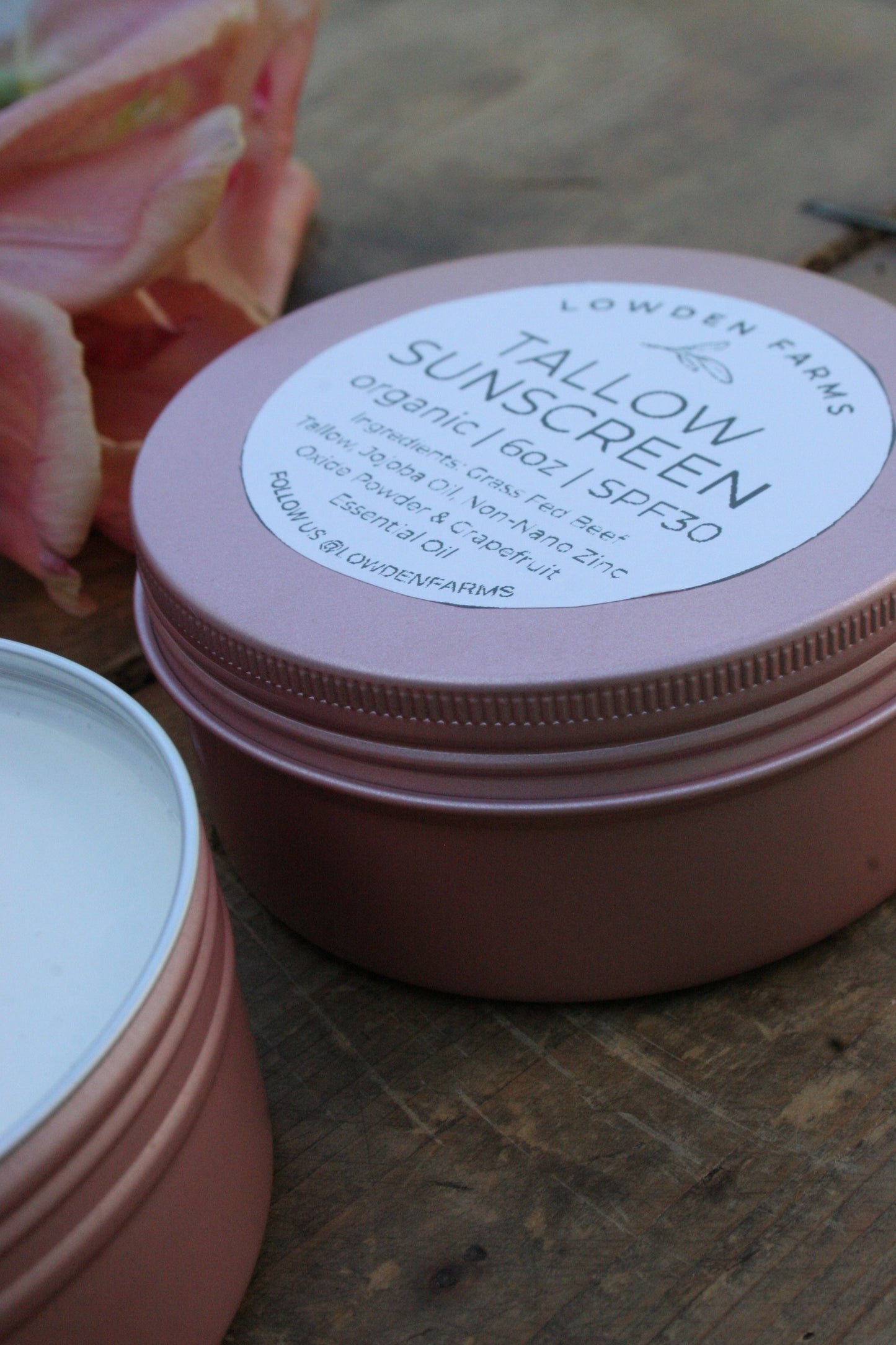 Organic Tallow Sunscreen