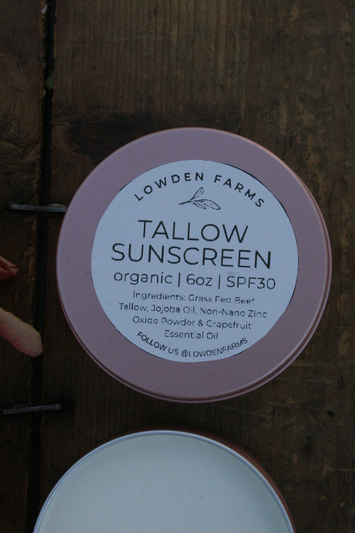 Organic Tallow Sunscreen