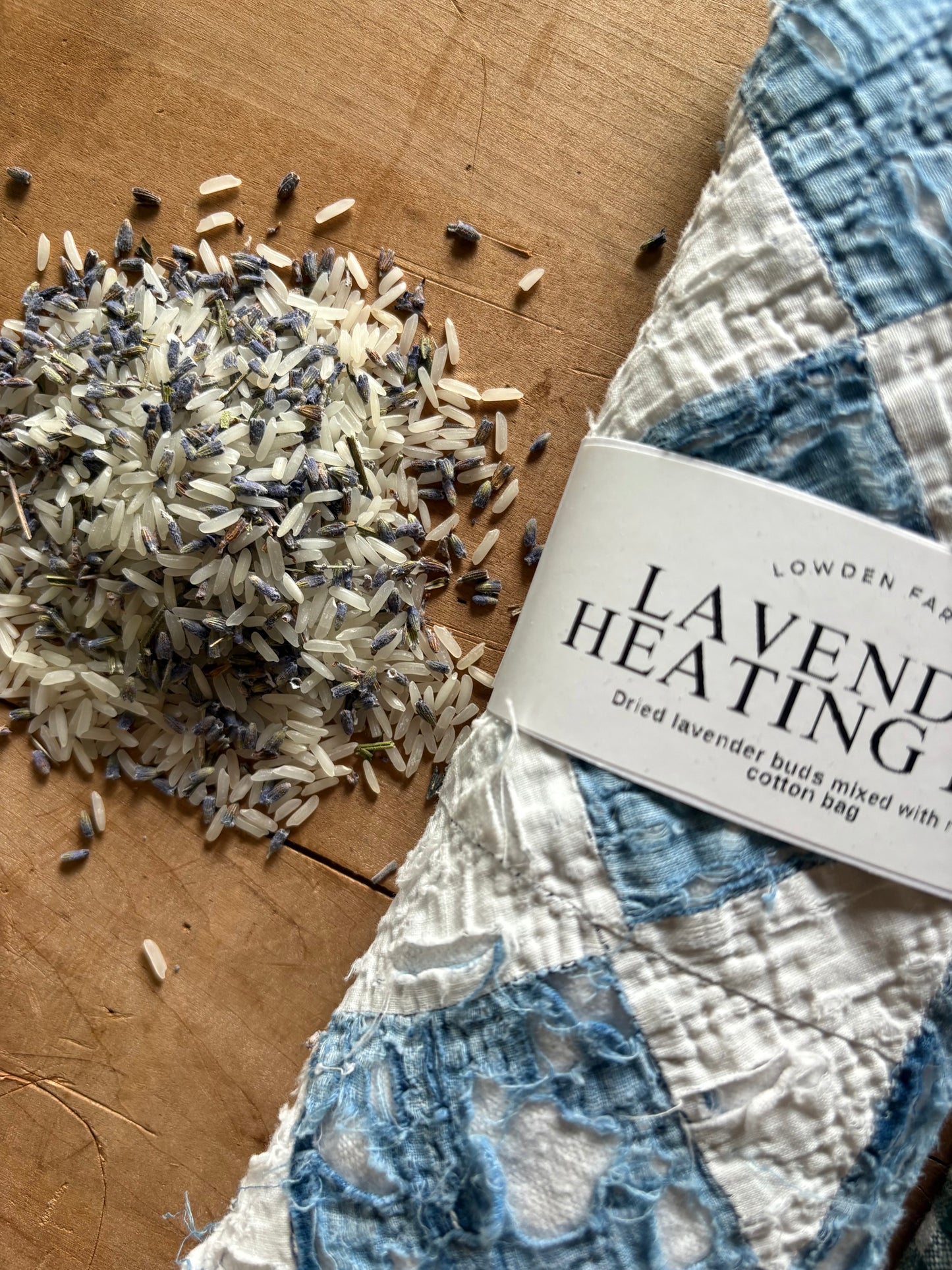 Lavender & Rice heating pads