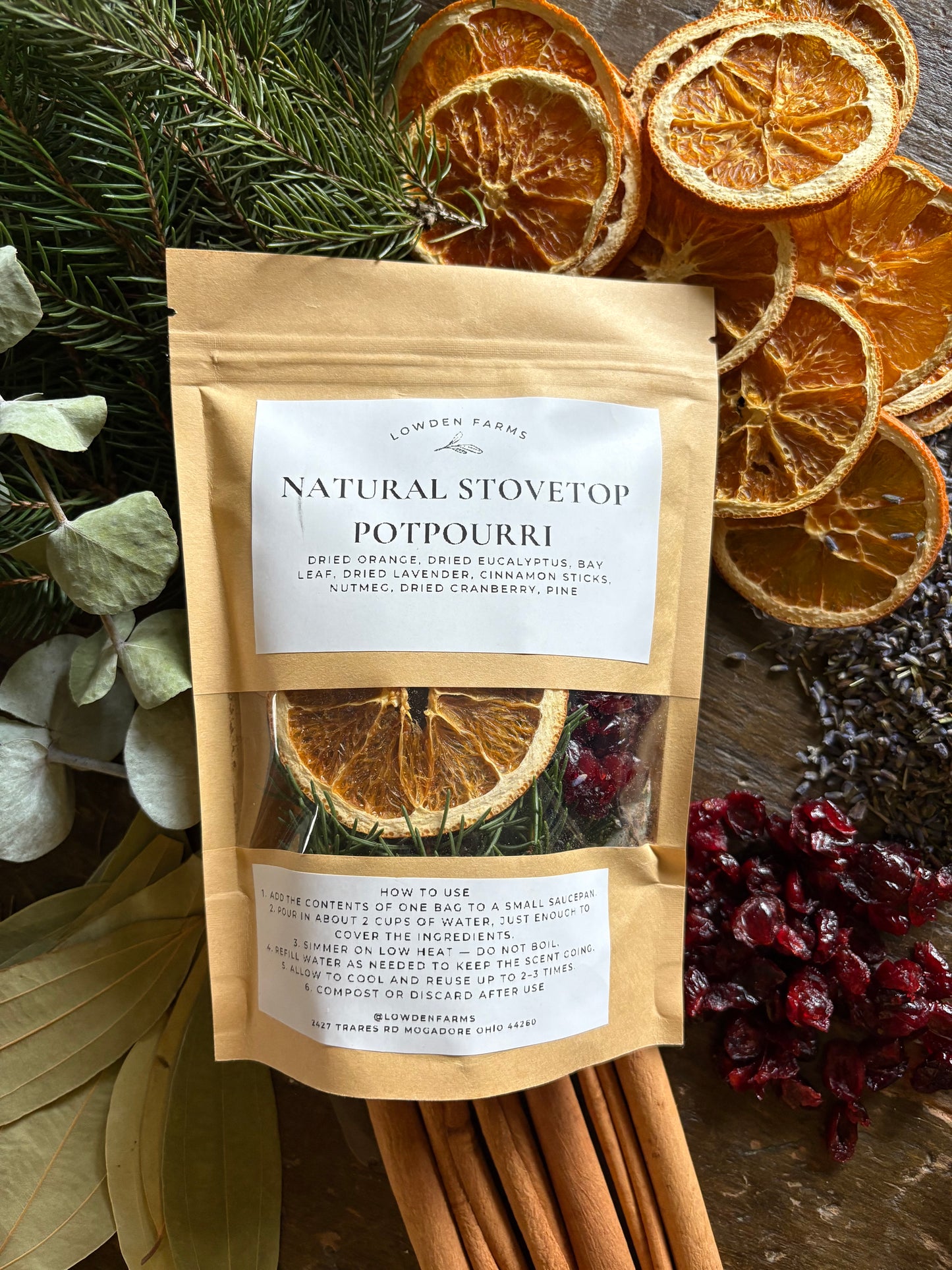All natural stovetop potpourri