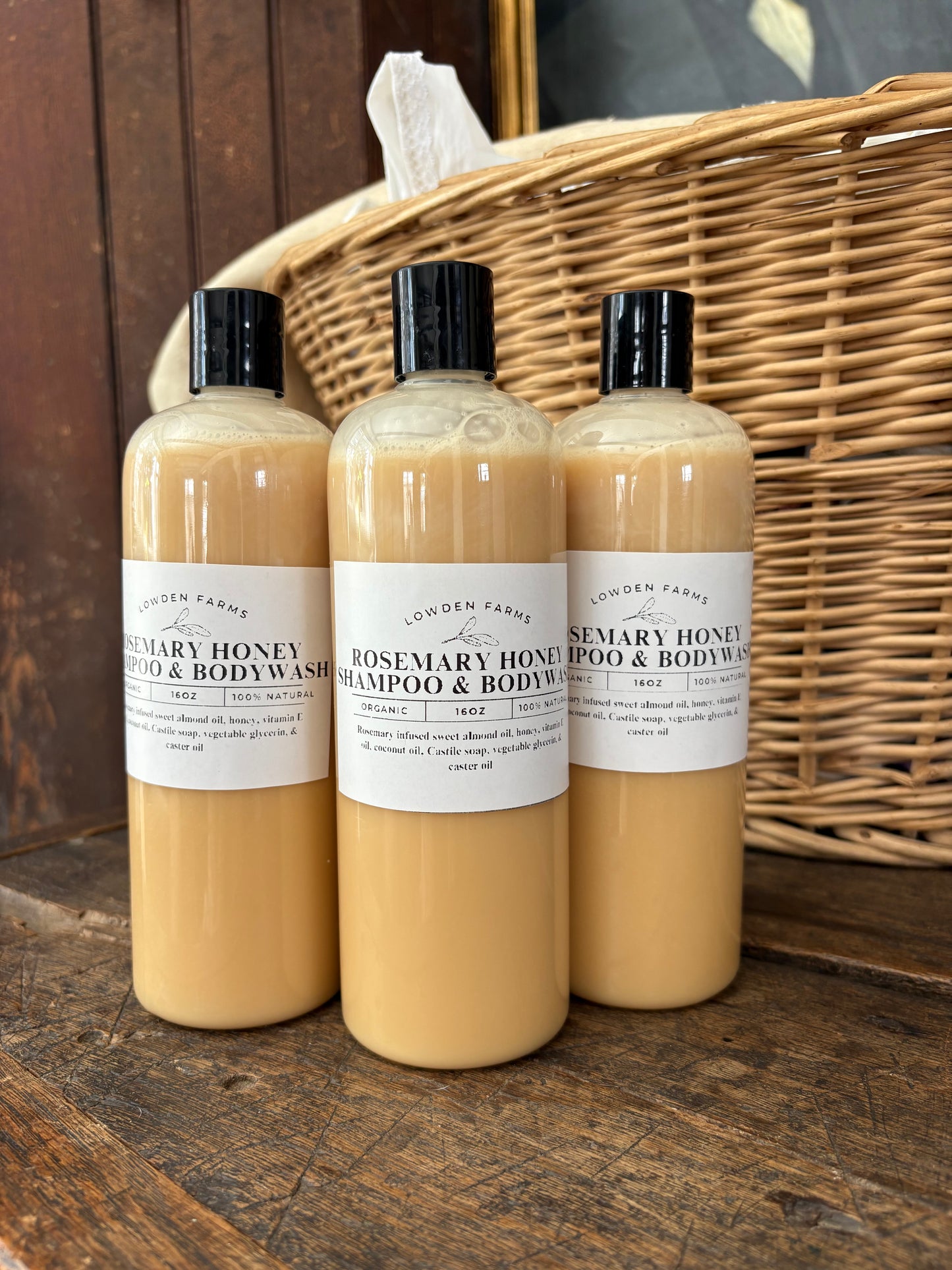 Rosemary honey shampoo & body wash