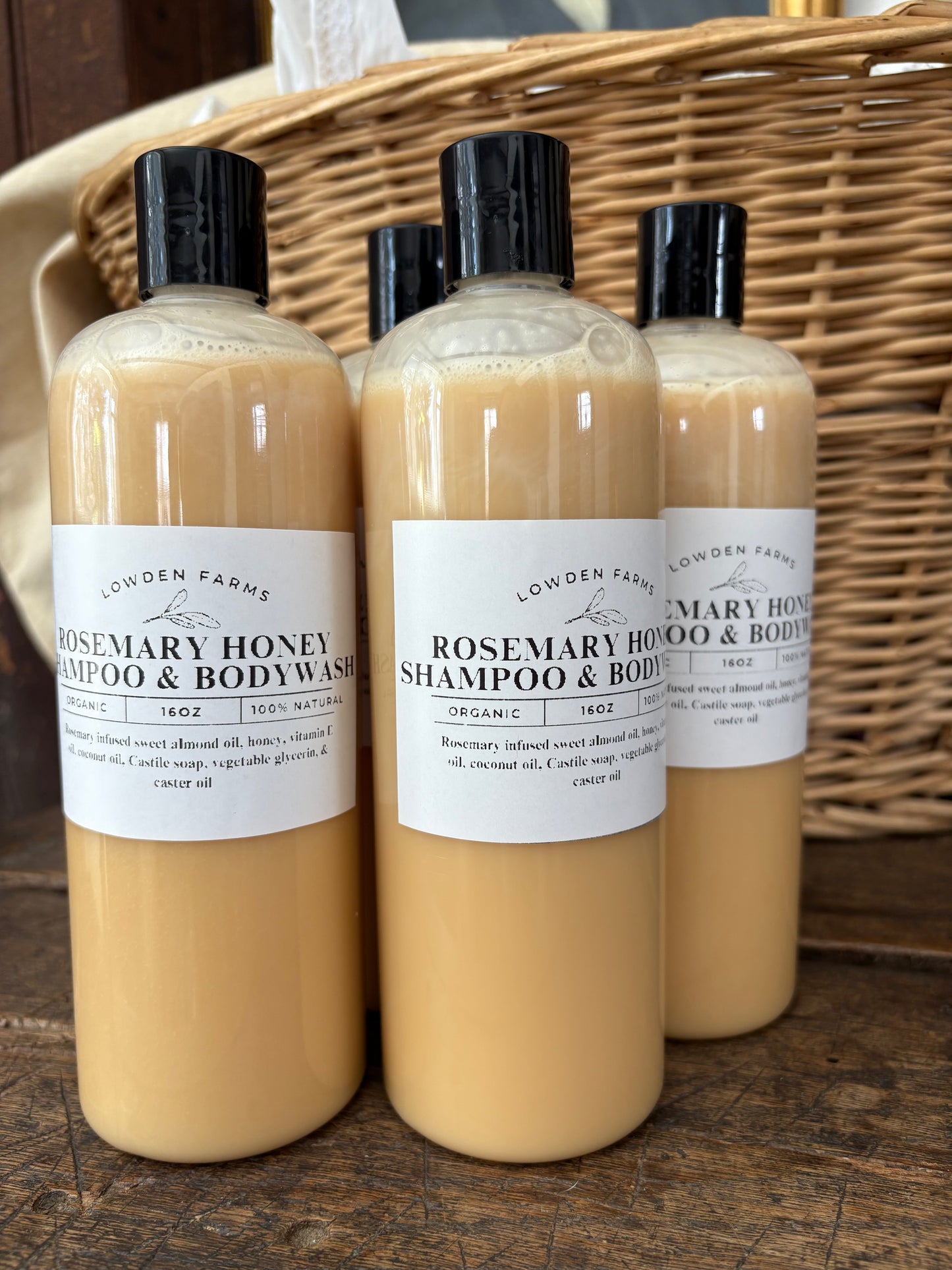 Rosemary honey shampoo & body wash